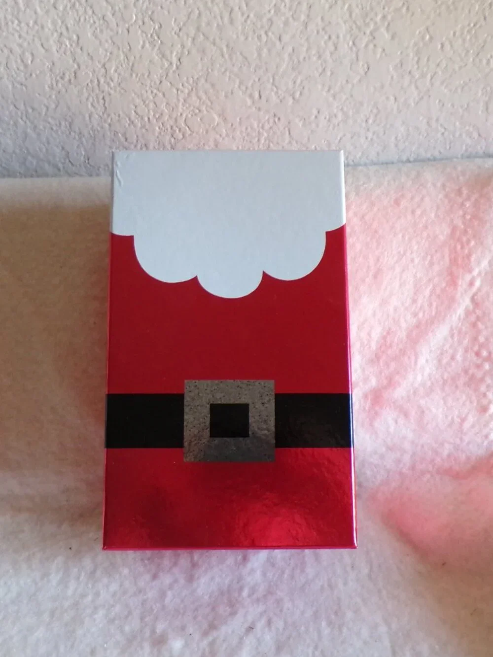 3 Santa Clause Gift Boxes Decor New Suit Belt Beard